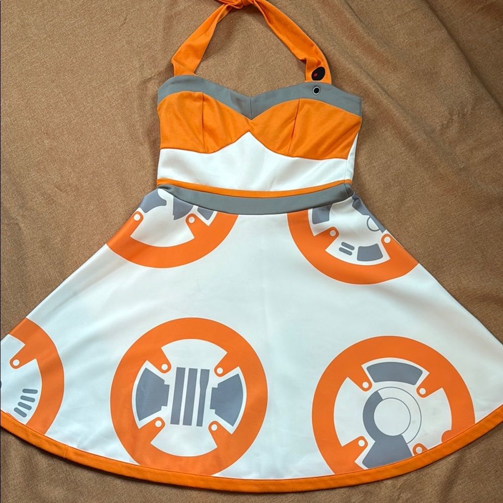 Star Wars Her Universe Cosplay Halter Dress BB-8 Size Small